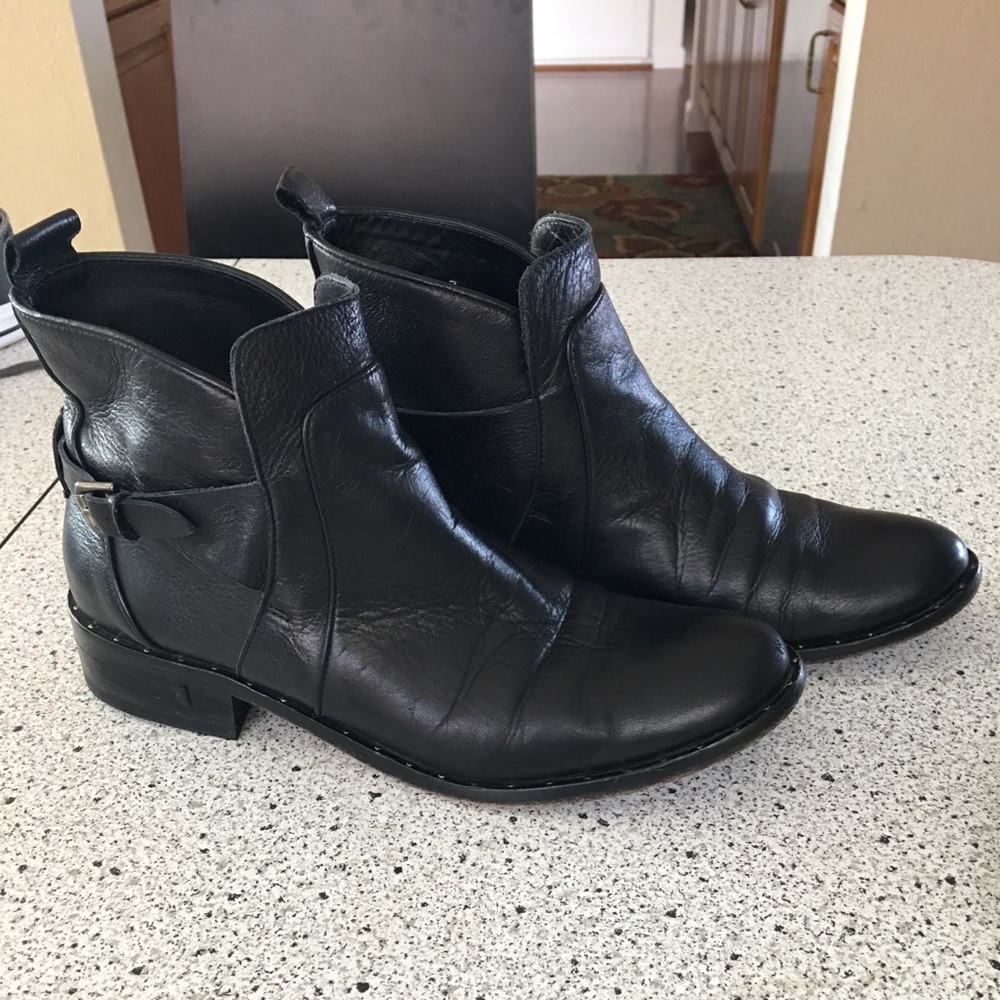 Freda Salvador Leather ankle boots